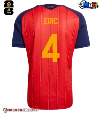 Španělsko Eric Garcia #4 Domácí Dres MS 2026 Krátkým Rukávem